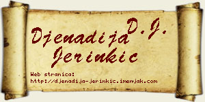 Đenadija Jerinkić vizit kartica